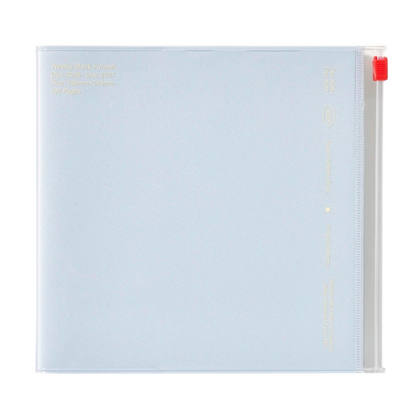 Mark's 2027 Planner Diary - Square | Weekly Block | Funlog Clear Slide Zipper