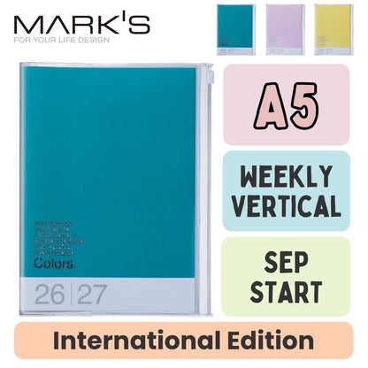 Mark's 2027 Planner Diary - A5 | Weekly Vertical | Colour