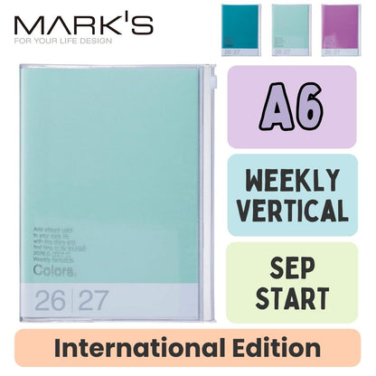 Mark's 2027 Planner Diary - A6 | Weekly Vertical | Colour