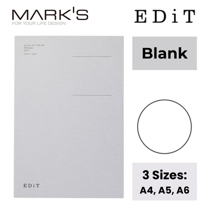 Mark's EDiT Notebooks – Blank | 3 Sizes