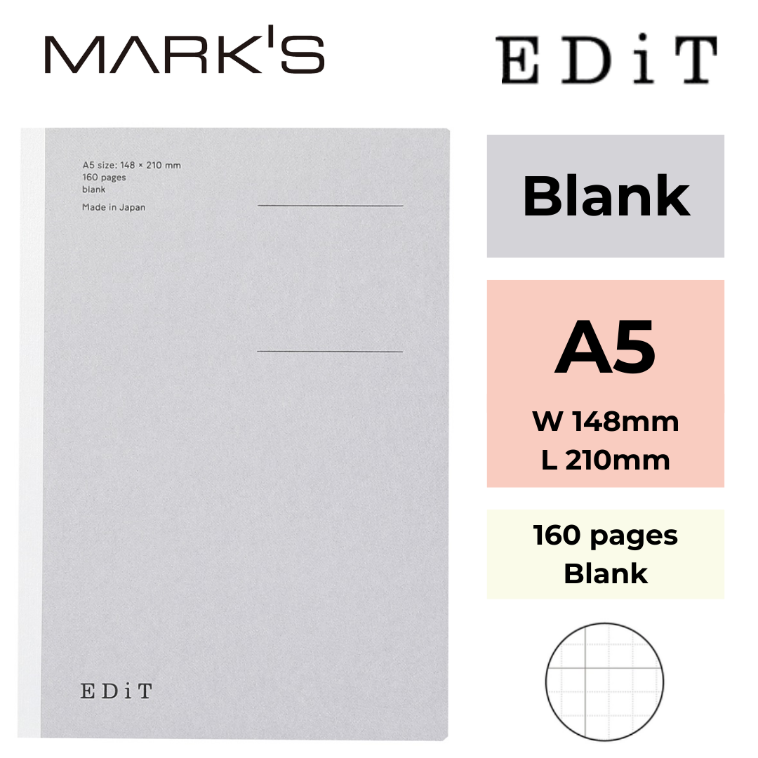 Mark's EDiT Notebooks – Blank | 3 Sizes