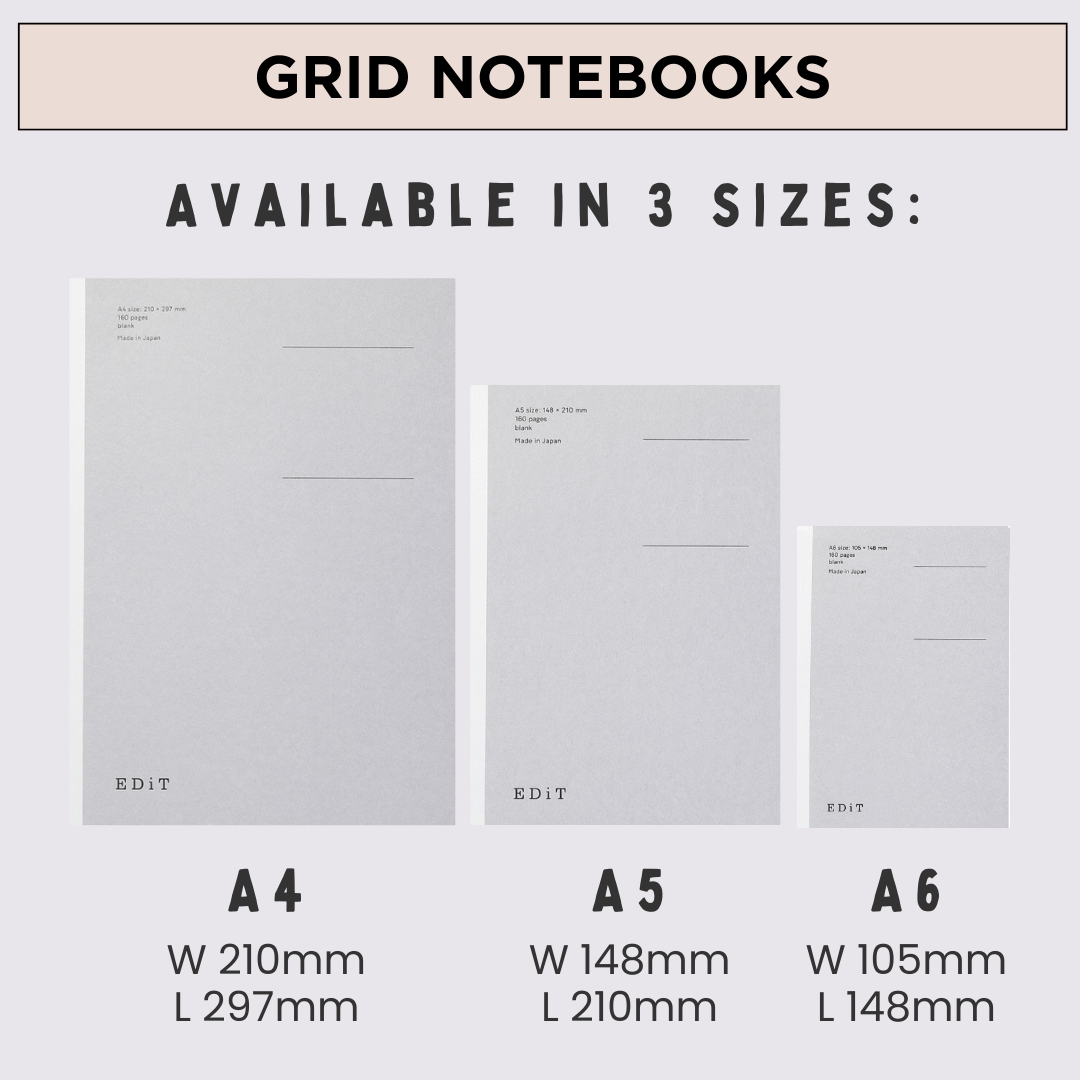 Mark's EDiT Notebooks – Blank | 3 Sizes