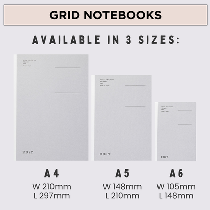 Mark's EDiT Notebooks – Blank | 3 Sizes