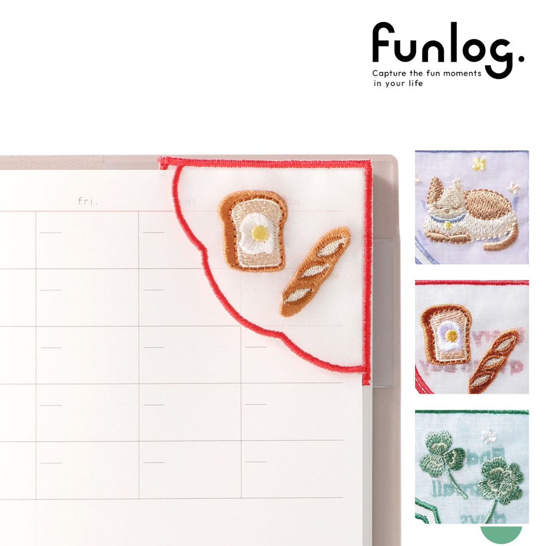 Mark's Funlog Embroidery Bookmark