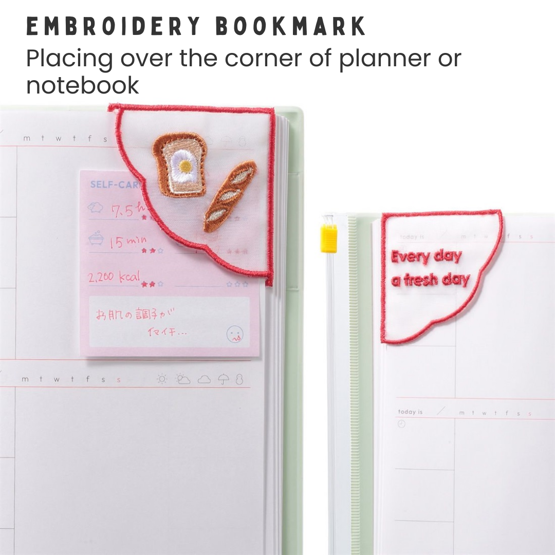Mark's Funlog Embroidery Bookmark