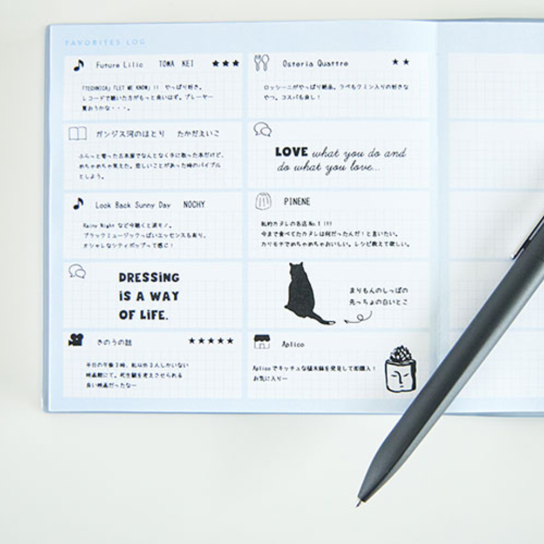 Mark's Funlog Undated Planner Diary - Square | Daily Page