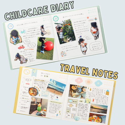 Mark's Funlog Undated Planner Diary - Square | Daily Page