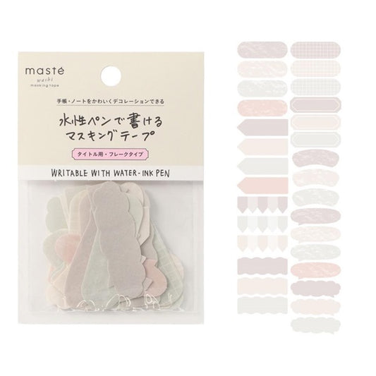 Mark's Masté Writable Masking Stickers - Nuance Colour