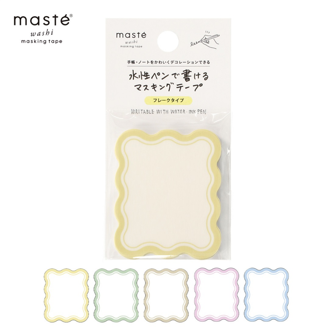 Mark's Masté Writable Masking Sheet - Wave Pastel