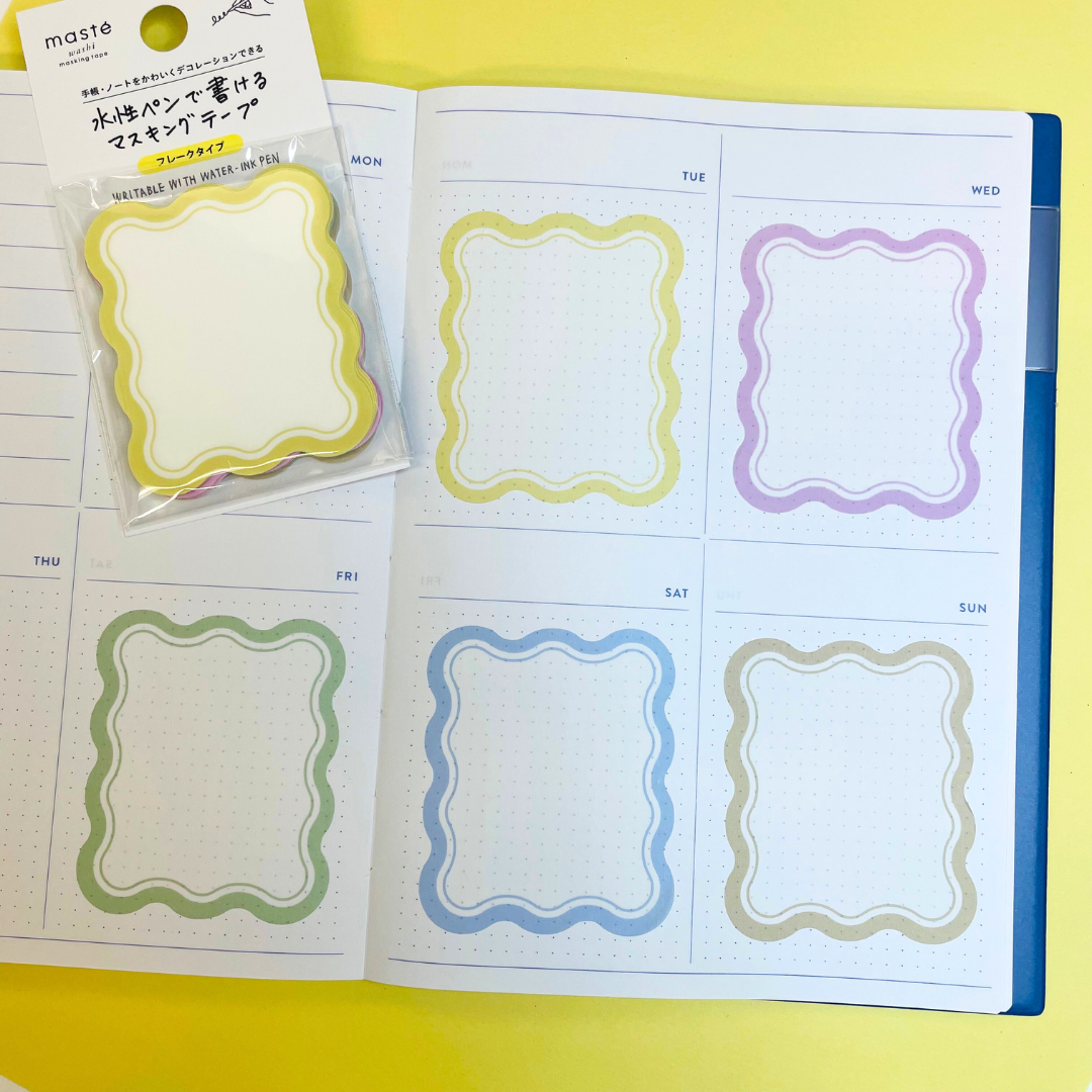 Mark's Masté Writable Masking Sheet - Wave Pastel