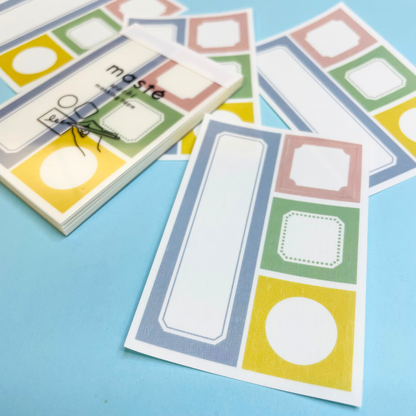 Mark's Masté Writable Pre-Cut Masking Tape Sheets - Simple Frame