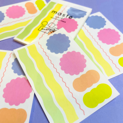 Mark's Masté Writable Pre-Cut Masking Tape Sheets - Line Motif