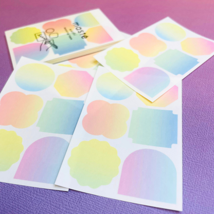 Mark's Masté Writable Pre-Cut Masking Tape Sheets - Gradation Motif