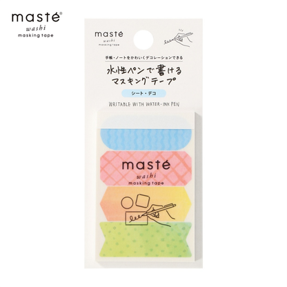 Mark's Masté Writable Pre-Cut Masking Tape Sheets - Title Waterpaint