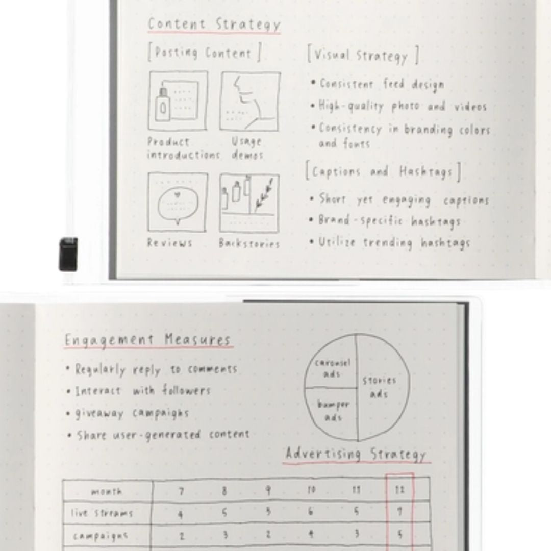 Mark's Storage.it Desk Dotted Notebook  | Eco-Friendly | Refillable