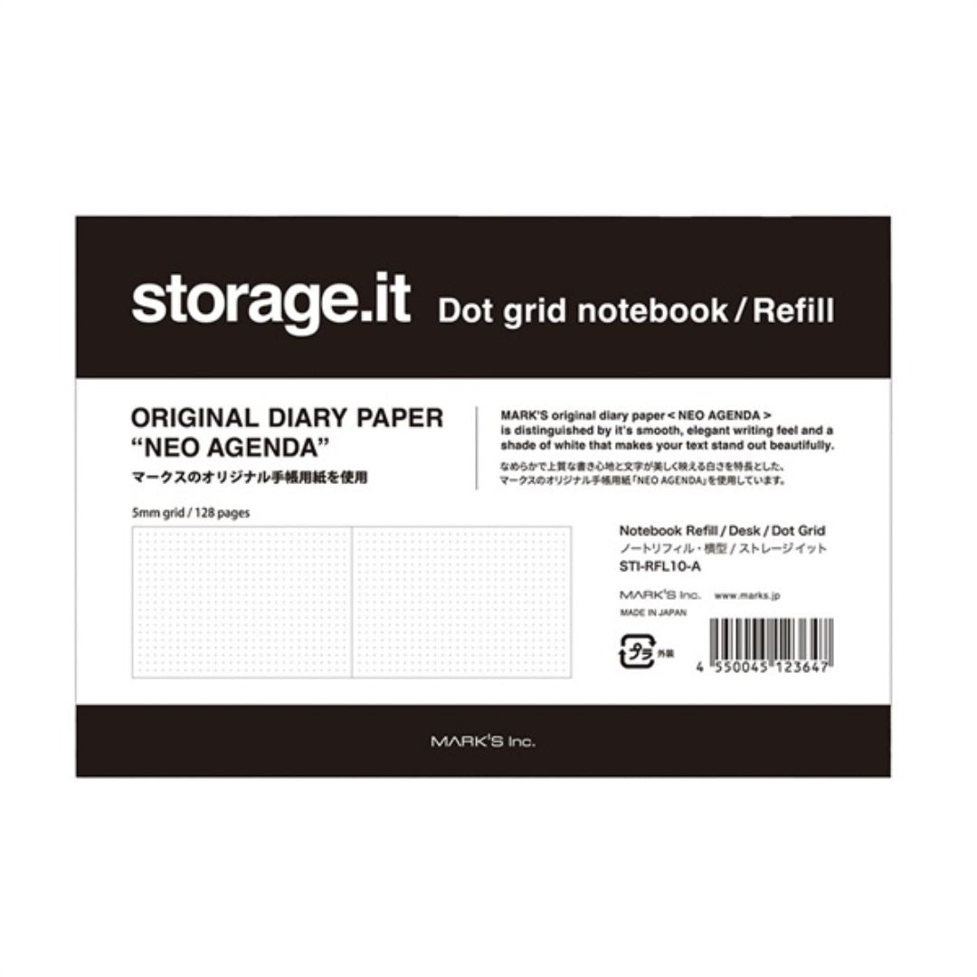Mark's Storage.it Desk Dotted Notebook  | Eco-Friendly | Refillable