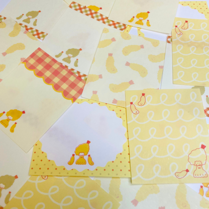 Mark's x Mizutama Masté Writable Flake Seal Masking Sheet - Tempura Prawn