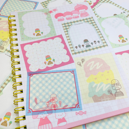 Mark's x Mizutama Masté Writable Masking Sheet - Ice cream