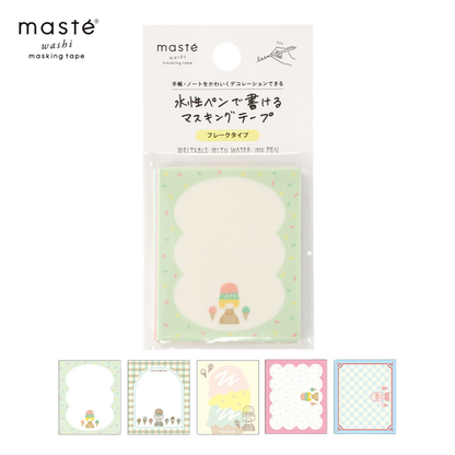Mark's x Mizutama Masté Writable Masking Sheet - Ice cream