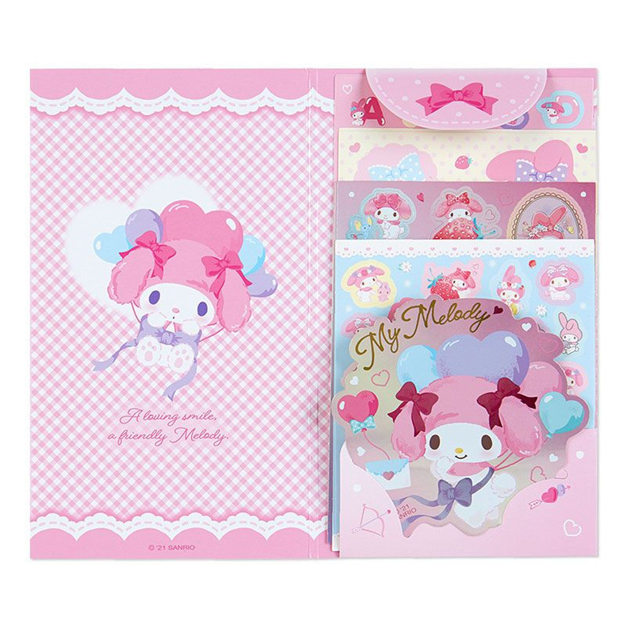 Sanrio Volume Sticker Set - My Melody