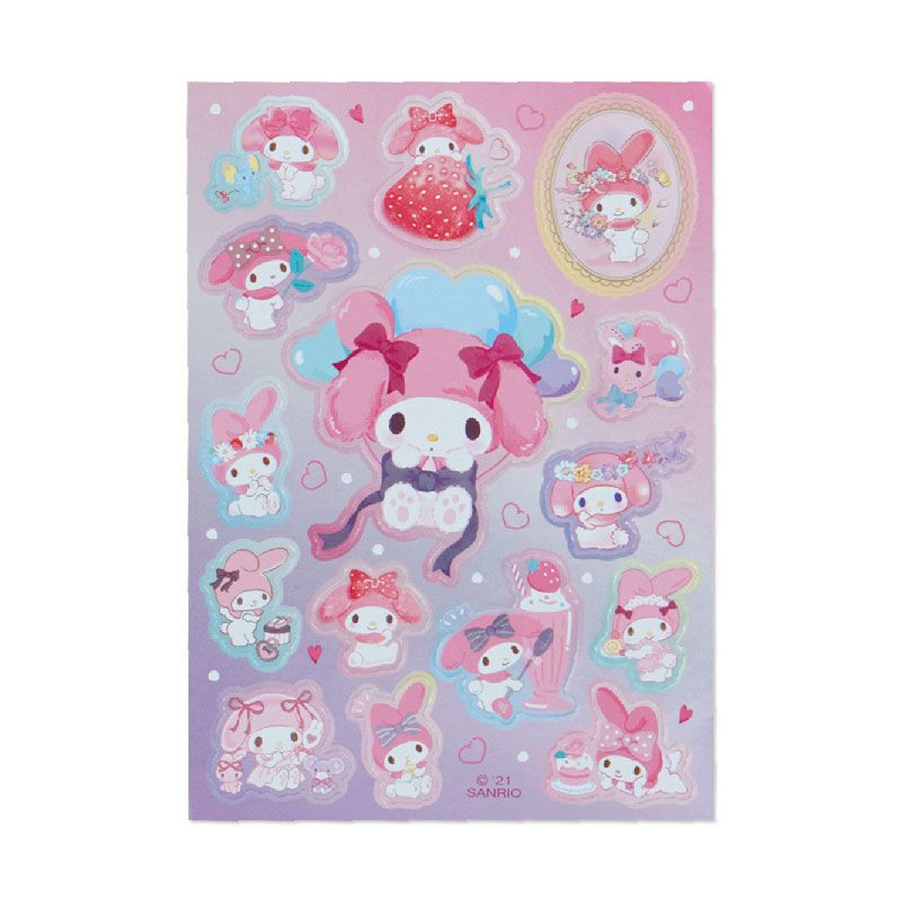 Sanrio Volume Sticker Set - My Melody