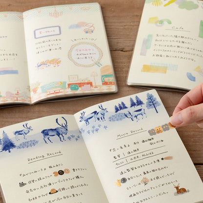 [BUNGUJOSHI 2025] Midori Yuru Log Notebooks with Free Underlay