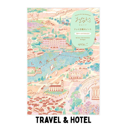 [BUNGUJOSHI 2025] Midori Yuru Log Notebooks with Free Underlay