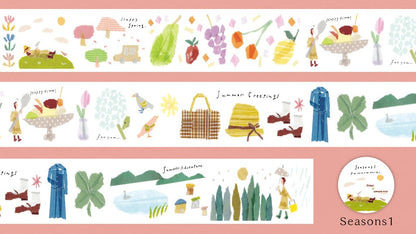 Pinkoi x Miki Tamura PET Tape Sample - Seasons 1