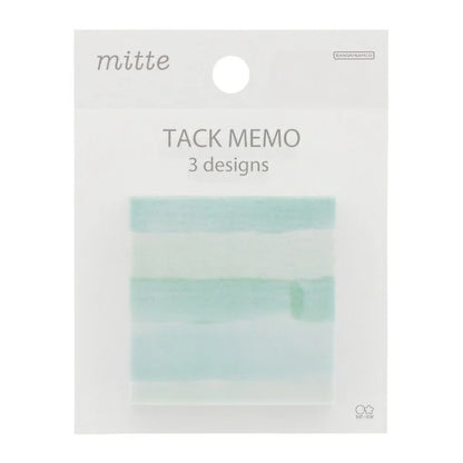 Sun-Star Mitte Tack Memo Square Block Sticky Notes - Pale Green