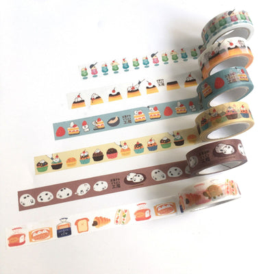 Furukawa Paper Works Sweets Animal Workshop Washi Tape - Cream Soda