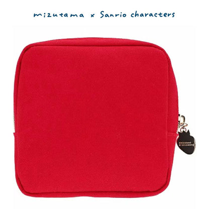 Mizutama x Sanrio Characters x Sun-Star Embroidery Pouch - Hello Kitty
