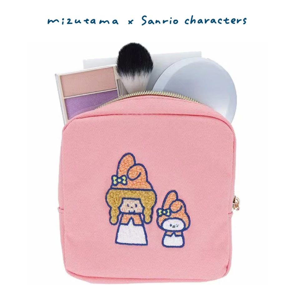 Mizutama x Sanrio Characters x Sun-Star Embroidery Pouch - My Melody