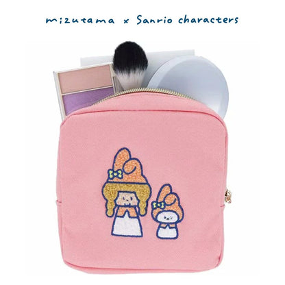 Mizutama x Sanrio Characters x Sun-Star Embroidery Pouch - My Melody