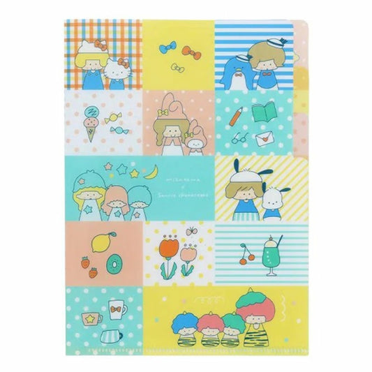Mizutama x Sanrio Characters x Sun-Star A5 Folder - Block
