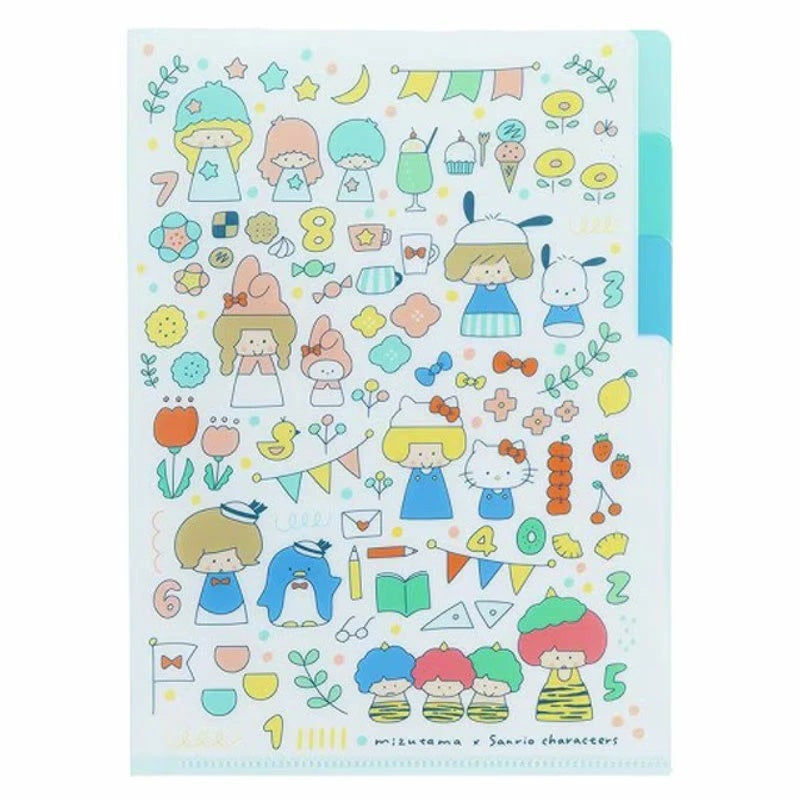 Mizutama x Sanrio Characters x Sun-Star A5 Folder - Collection