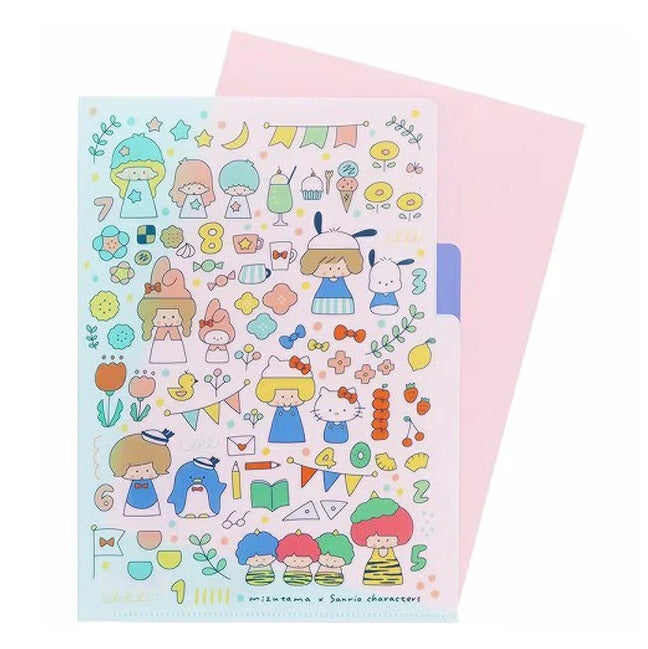 Mizutama x Sanrio Characters x Sun-Star A5 Folder - Collection