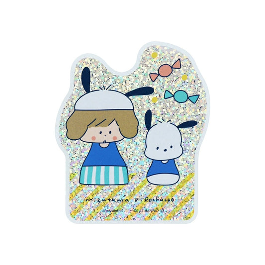 Mizutama x Sanrio Characters x Sun-Star Holographic Sticker - Pochacco