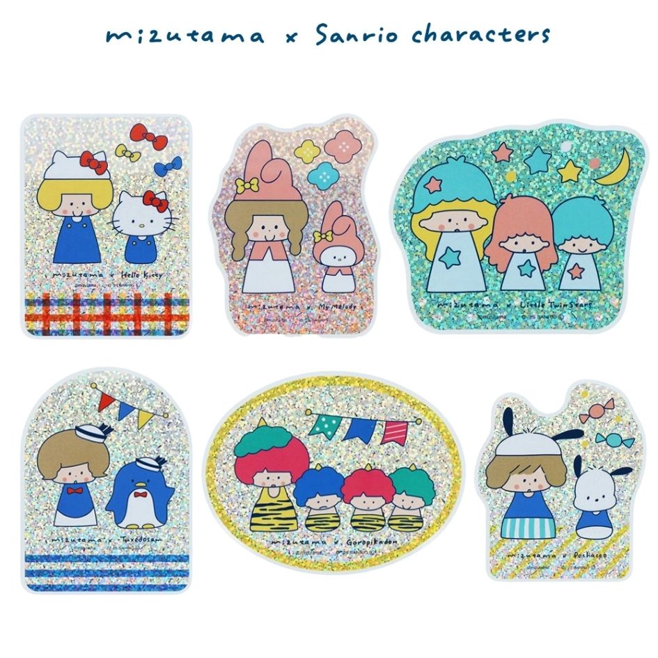 Mizutama x Sanrio Characters x Sun-Star Holographic Sticker - My Melody