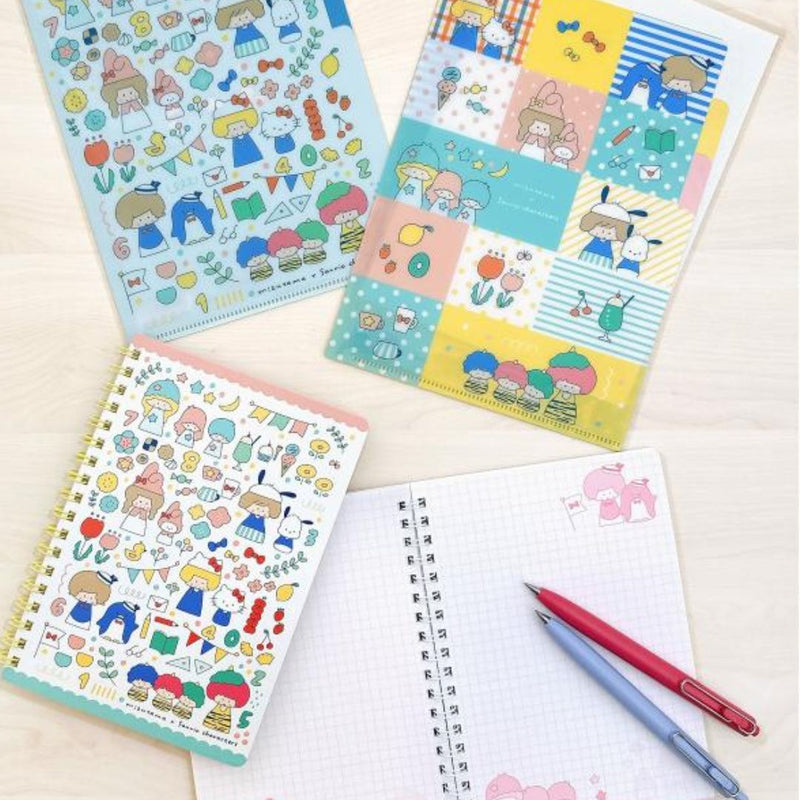 Mizutama x Sanrio Characters x Sun-Star A5 Folder - Block