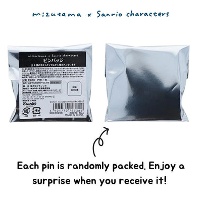Mizutama x Sanrio Characters x Sun-Star Pin Badge