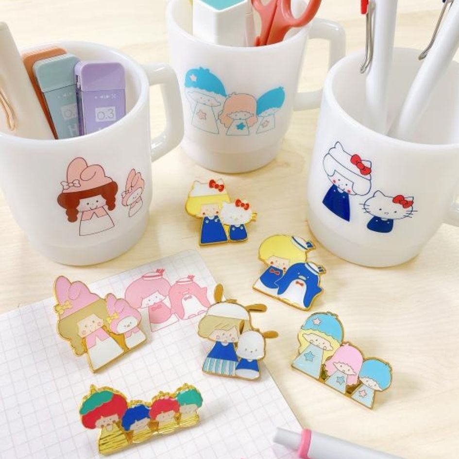 Mizutama x Sanrio Characters x Sun-Star Pen Stand - Little Twin Star