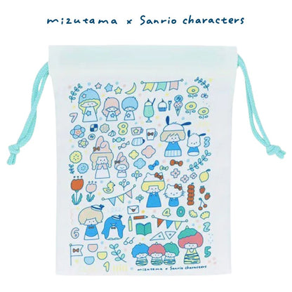 Mizutama x Sanrio Characters x Sun-Star Drawstring Bag Set - Collection