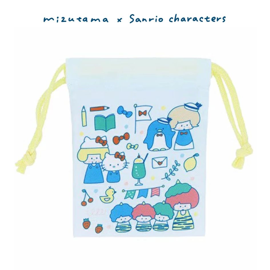 Mizutama x Sanrio Characters x Sun-Star Drawstring Bag Set - Collection
