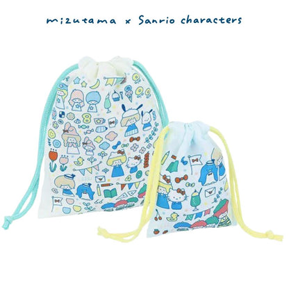 Mizutama x Sanrio Characters x Sun-Star Drawstring Bag Set - Collection