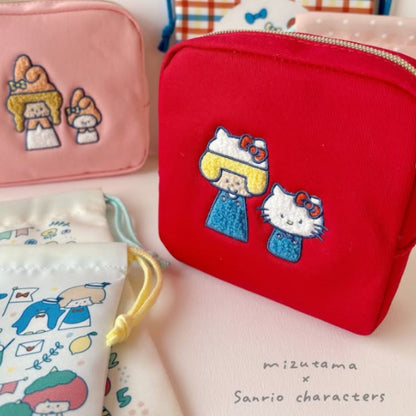 Mizutama x Sanrio Characters x Sun-Star Drawstring Bag Set - Collection