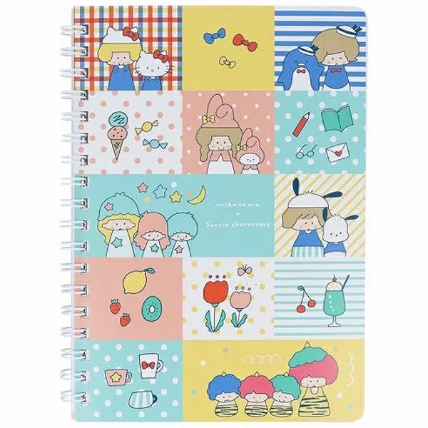 Mizutama x Sanrio Characters x Sun-Star B6 Notebook - Block