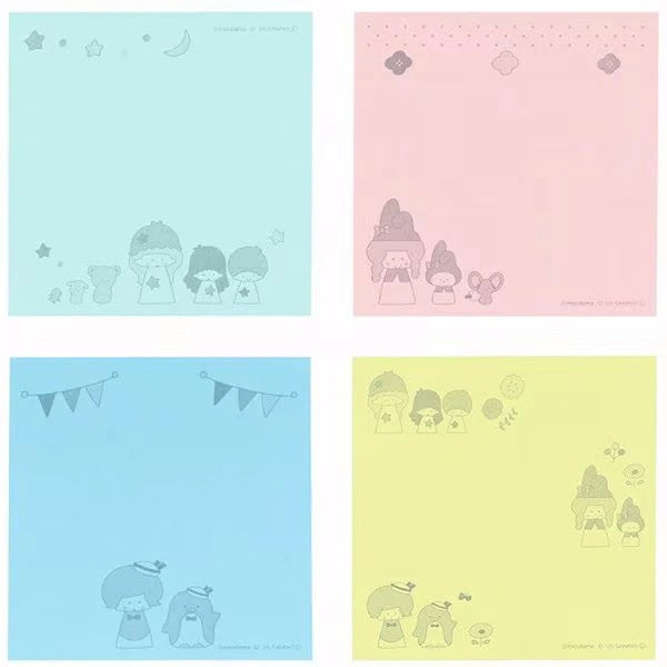 Mizutama x Sanrio Characters x Sun-Star Sticky Notes - Green
