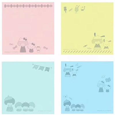 Mizutama x Sanrio Characters x Sun-Star Sticky Notes - Red