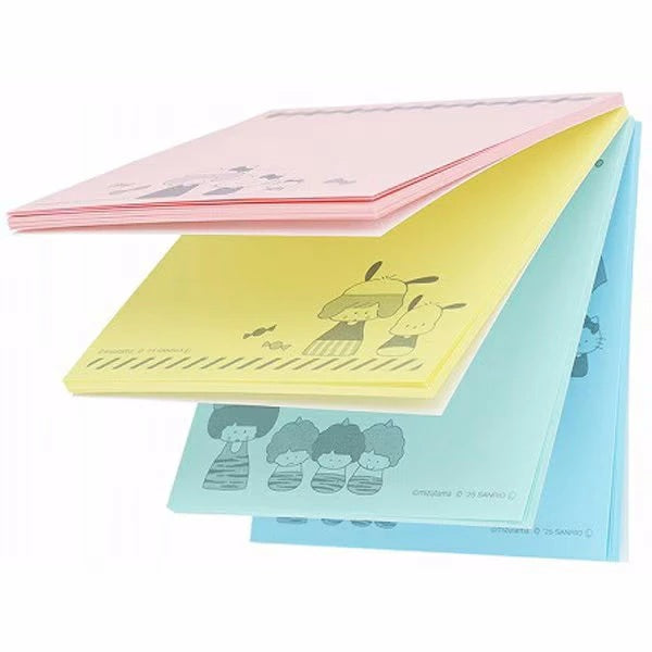 Mizutama x Sanrio Characters x Sun-Star Sticky Notes - Red
