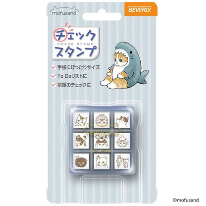 [Limited Edition] Beverly x Mofusand Check Stamp Set with Case